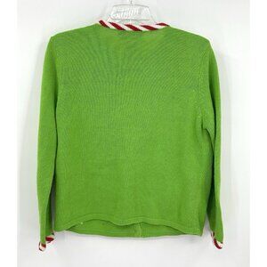 UGLY CHRISTMAS SWEATER cardigan santa MEDIUM